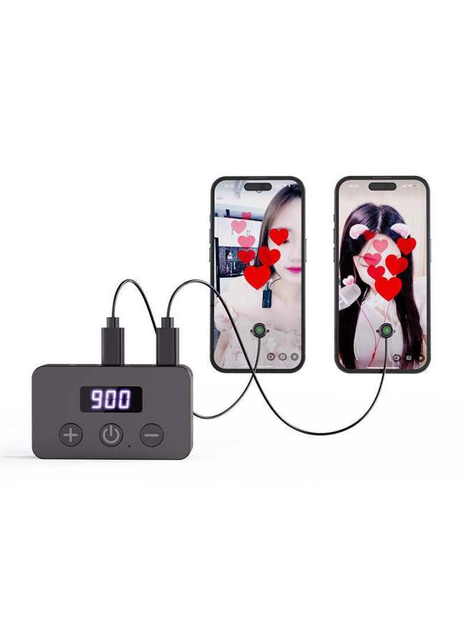 Mobile Phone Screen Automatic Clicker Connecting Point Device Physical Point Screen Device Game Hang-up Studio Red Hearts-Colour:Charging Speed Control Host + 3 Click Heads - Image 3