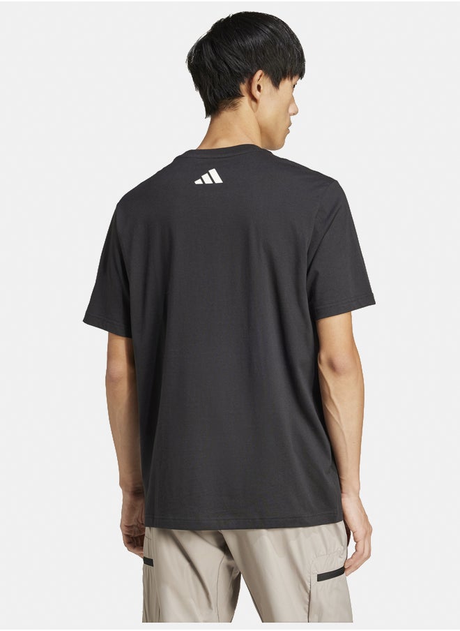 Adidas city escape logo men's graphic t-shirt  - Image 4