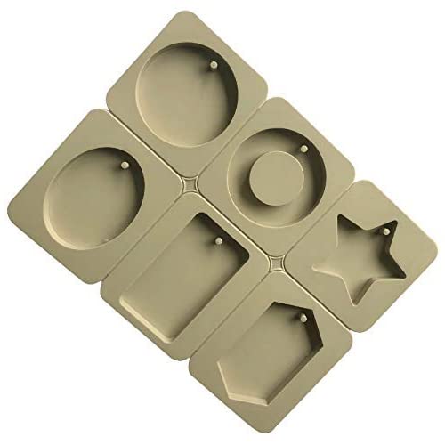 Radiance Store Radiance Store Creative Aromatherapy Wax Silicone Mold Candle Soap Flower DIY Decorating Mould Clay Plaster Crafts Ornaments Gifts Home DcorWax SachetWax Tablet Mold 