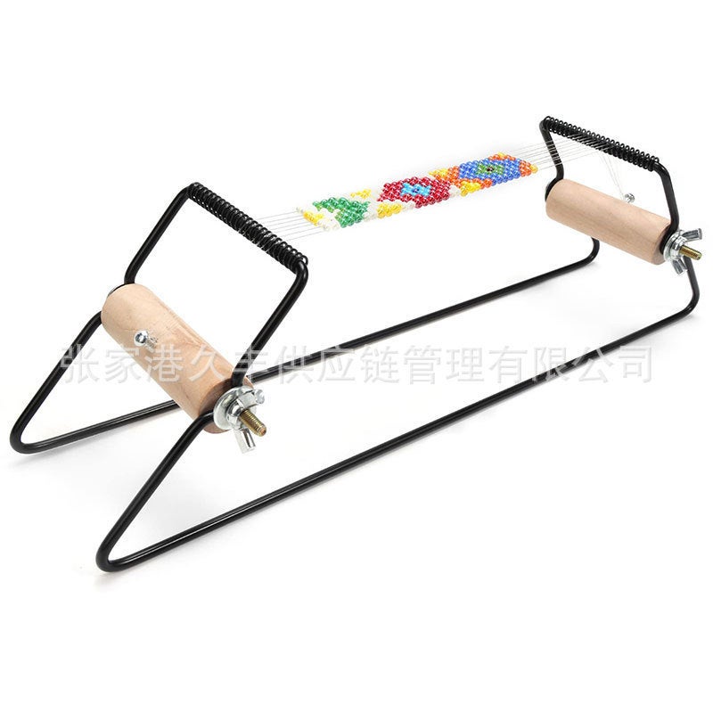 New Handmade Beading Machine Diy Woven Bracelet Bead Wearer Metal Stainless Steel Simple Frame Beading Machine - Image 3