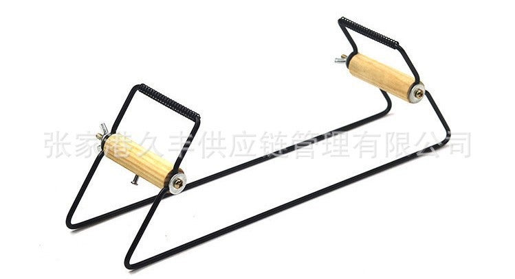 New Handmade Beading Machine Diy Woven Bracelet Bead Wearer Metal Stainless Steel Simple Frame Beading Machine - Image 1