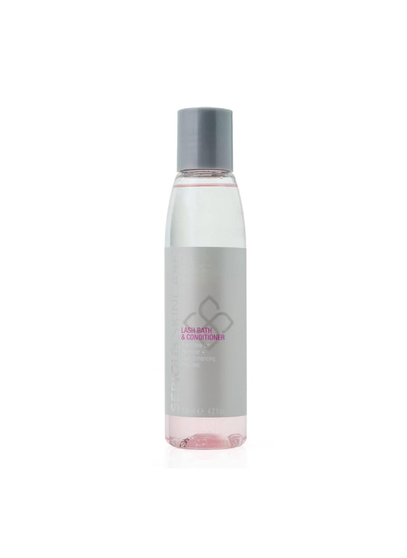 Serious Skincare - Serious Skincare Lash Bath & Conditioner - Double Action Eye Makeup Remover - Oil Free - Enhancing Peptides Promotes Eyelash Growth - Clover Flower - Effortlessly Removes Waterproof Mascara - 4 oz. - Image 1