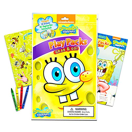 SpongeBob SquarePants Coloring and Activity Book Set with Stickers (3 Books and Play Pack) - Image 4
