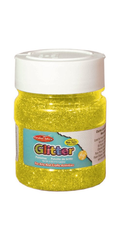 Creative Arts by Charles Leonard Glitter 4 Ounce Bottle Gold 41470
