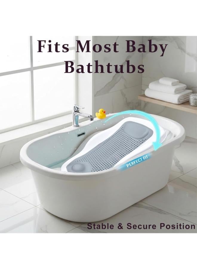 Mom Care Anti-Slip Silicone Folding Baby Bath Tub and Shower Chair for Newborns (0-4 Months) - Image 4