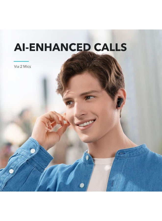 Soundcore R50i True Wireless Earbuds 10mm Drivers with Big Bass, 30H Playtime, IPX5-Water Resistant, AI Clear Calls with 2 Mics, 22 Preset EQs via App Black - Image 5