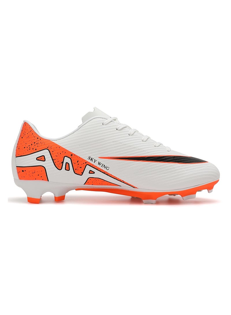 SKY WING Football Cleats Unisex,Indoor Outdoor Low Top Soccer Shoes For Men And Women Lightweight Shock Resistant Training Boots Professional Turf Shoes Sport Athletic Ground Football Boots  - Image 2