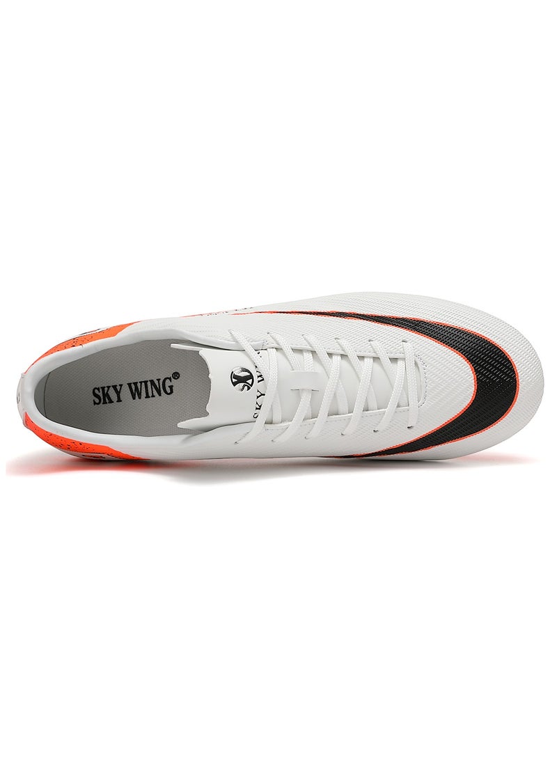 SKY WING Football Cleats Unisex,Indoor Outdoor Low Top Soccer Shoes For Men And Women Lightweight Shock Resistant Training Boots Professional Turf Shoes Sport Athletic Ground Football Boots  - Image 5
