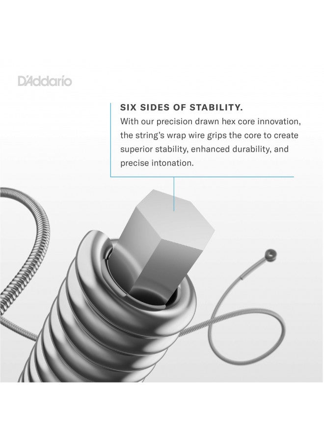 D'Addario أوتار جيتار البيس د'أداريو XL بروستيل - EPS160 - طويلة المدى - متوسطة، 50-105 - Image 3