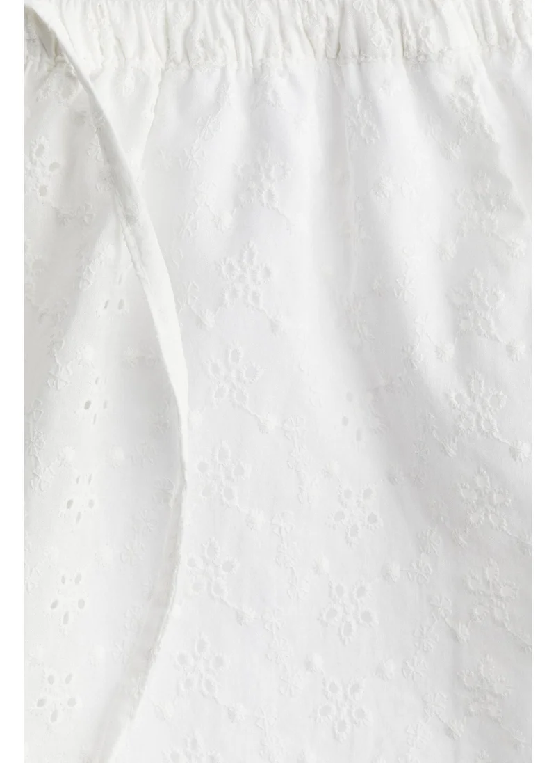 H&M Straight drawstring trousers