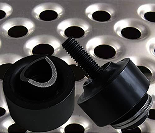 Globauto 1" Hole Punch & Flare Tool Dimple Plate Dies in Black - Image 2