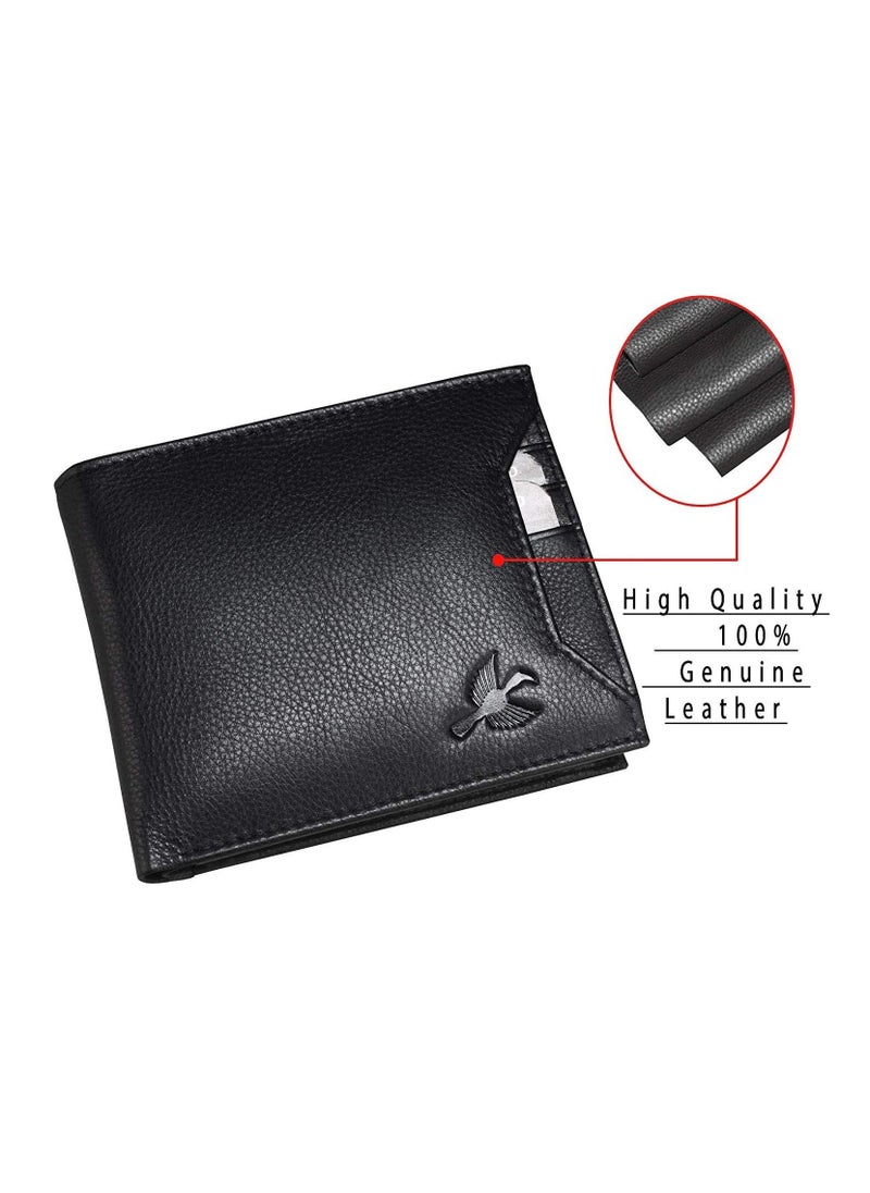 HORNBULL Men's Black Rigohill Leather Wallet | PHBW85 (3Y5K)  - Image 3