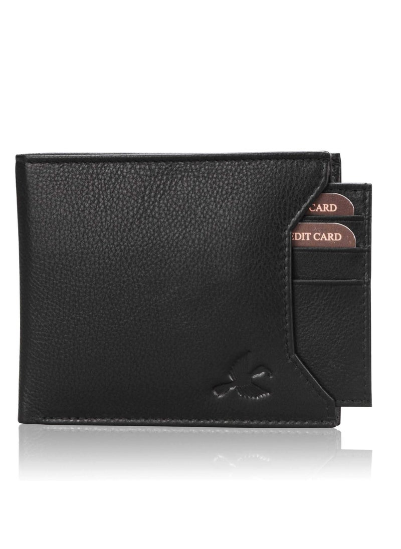 HORNBULL Men's Black Rigohill Leather Wallet | PHBW85 (3Y5K)  - Image 1