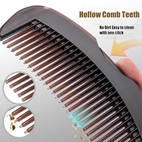KDG TREADS Dandruff Comb Energy Massage Comb Scalp Brush for Dandruff Removal Lice Remover Products Hair Dressing Comb Healthier Scalp and Better Hair Quality Removal of Dandruff and Dirt for Women Men - Image 2