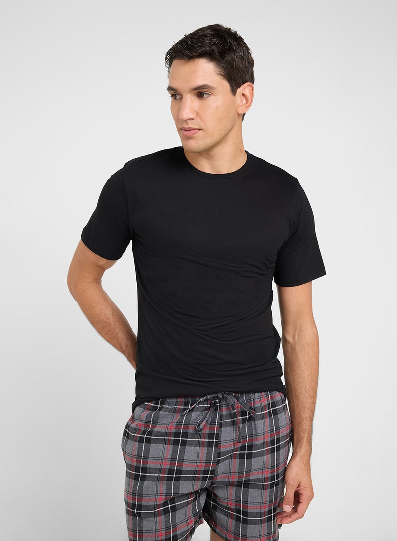 Seventy Five Nightwear T-Shirt & Shorts Sets  - Image 3