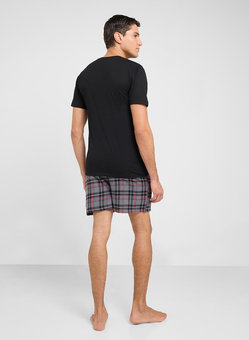 Seventy Five Nightwear T-Shirt & Shorts Sets  - Image 2