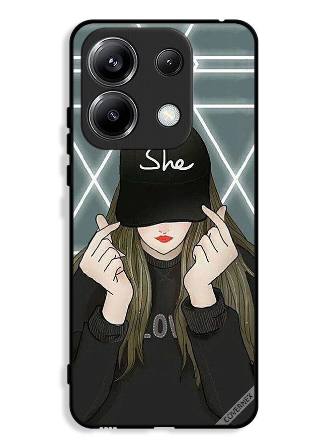 Covernex Xiaomi Poco M6 Pro 4G Protective Case Cover She On Cap - Image 1