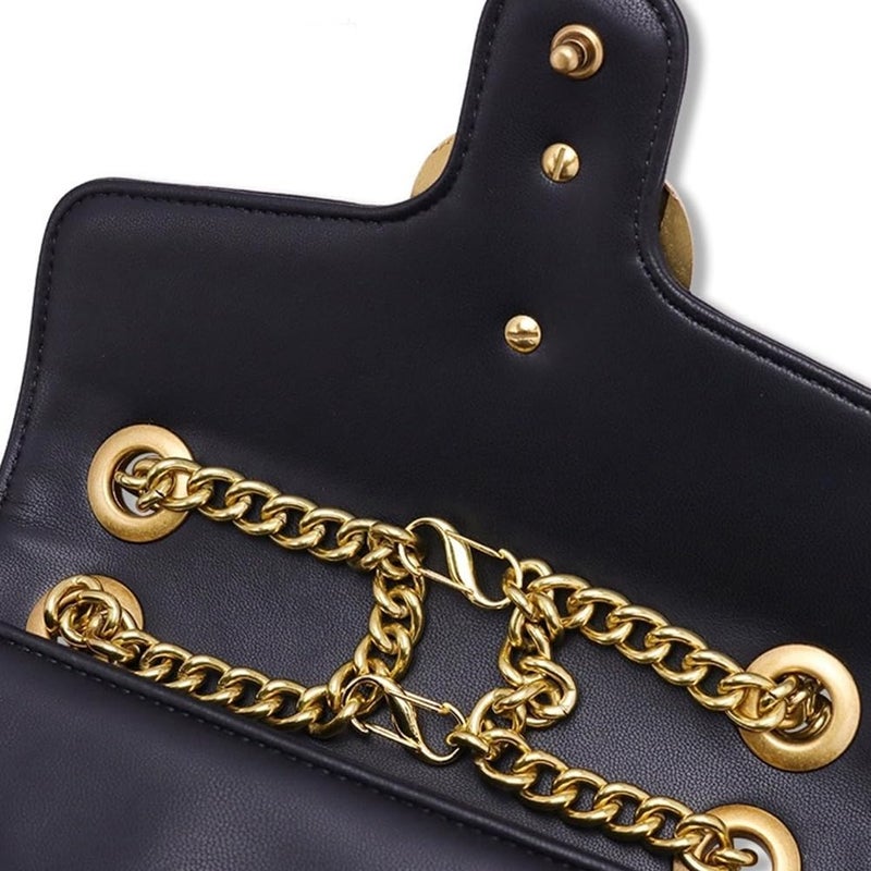 كلاراكو مشابك سلسلة محفظة من كلاركو، 16 قطعة، 4 أنماط من مشابك معدنية قابلة للتعديل لحزام السلسلة ومشابك مزدوجة على شكل حرف D لأحزمة الويب، مشابك تقصير طول السلسلة، إكسسوارات صنع الحقائب بنفسك - Image 4