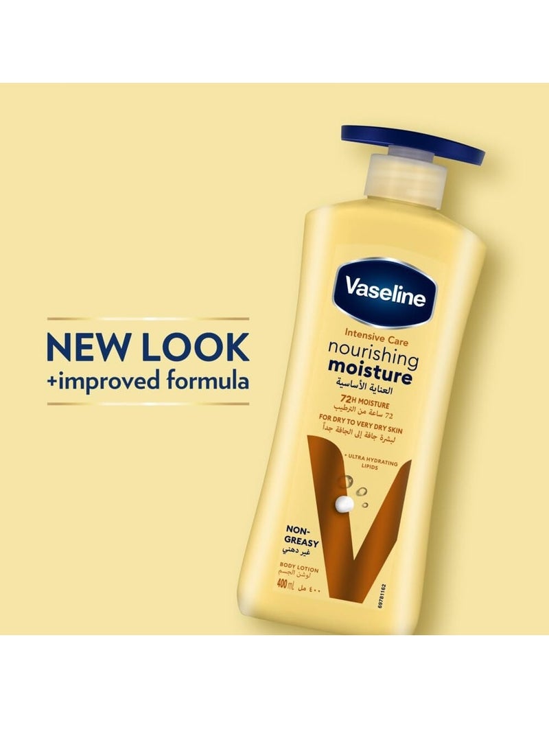 فازلين لوشن فازلين للعناية المركزة بالجسم، بخلاصة الشوفان النقي، لوشن مرطب أساسي للبشرة الجافة واليدين، 725 مل - Image 2