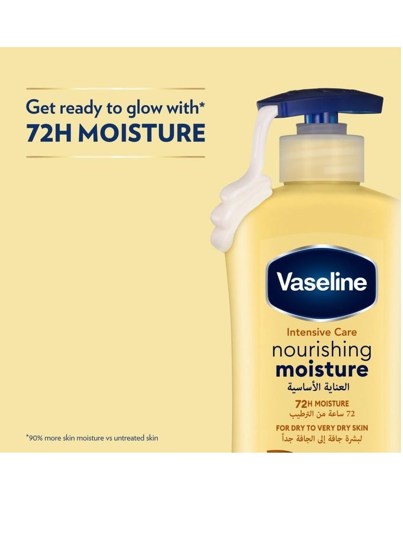 فازلين لوشن فازلين للعناية المركزة بالجسم، بخلاصة الشوفان النقي، لوشن مرطب أساسي للبشرة الجافة واليدين، 725 مل - Image 3