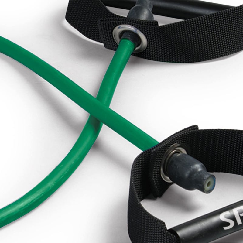 SPRI SPRI Xertube Resistance Bands with Handles – All Exercise Cords Sold Separately with Home Gym Workout Fitness Door Anchor Attachment Option - Image 2