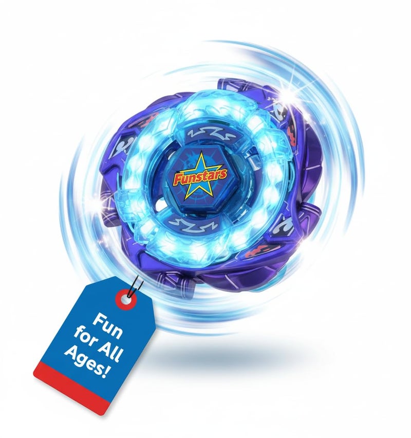 Funstars Omega Dragonis 85XF Rare Metal Fury Spinning Top with String Launcher High-Performance Aluminum Alloy Build, Robust Plastic Components(BB128) - Image 5