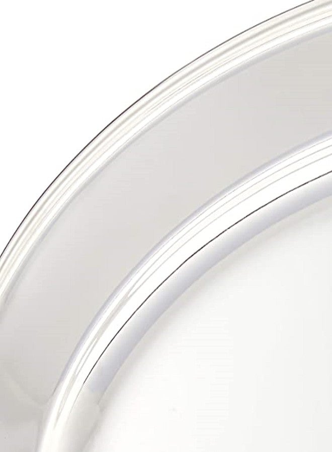 TrueCraftware Set of 2 Stainless Steel 18” Oval Platter- Serving Platters for Appetizer Snack Fruit Cup Cake Server Tray Display Serving Dishes for Entertaining - Image 5