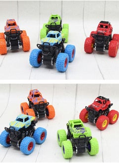 GROIC 3 Pack Monster Truck Toys for Boys and Girls Inertia Car Educational Toy Cars  Friction Powered Push and Go Toy Cars Birthday Party Supplies for Toddlers Kids  - Image 5