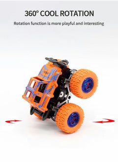 GROIC 3 Pack Monster Truck Toys for Boys and Girls Inertia Car Educational Toy Cars  Friction Powered Push and Go Toy Cars Birthday Party Supplies for Toddlers Kids  - Image 4