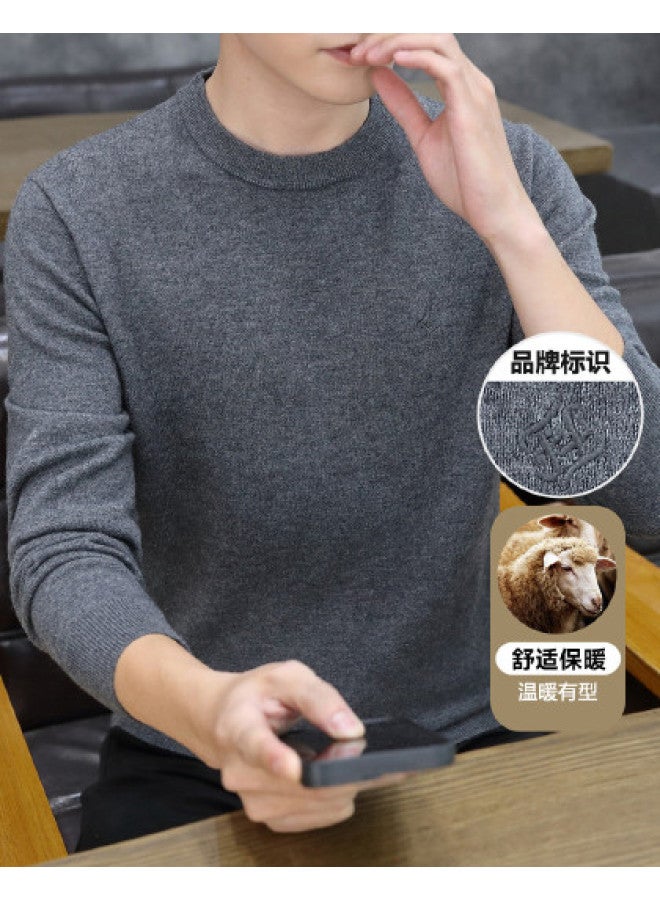 Fapai Casual And Comfortable Warm Wool Sweater Semi-high Collar Wool Sweater - Image 1