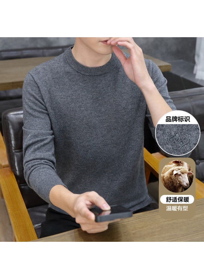 Fapai Casual And Comfortable Warm Wool Sweater Semi-high Collar Wool Sweater - Image 2