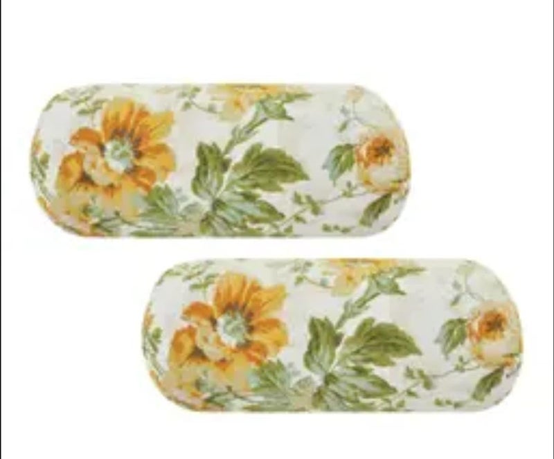 S&S Sands® Cotton Bolster/Pillow Covers| Round Bedside Long Pillow Cover|King Size Covers|Dewan Pillow Cover Set 16 X 32 |Bolster Cover Set of 2 (Multicolor) - Image 1