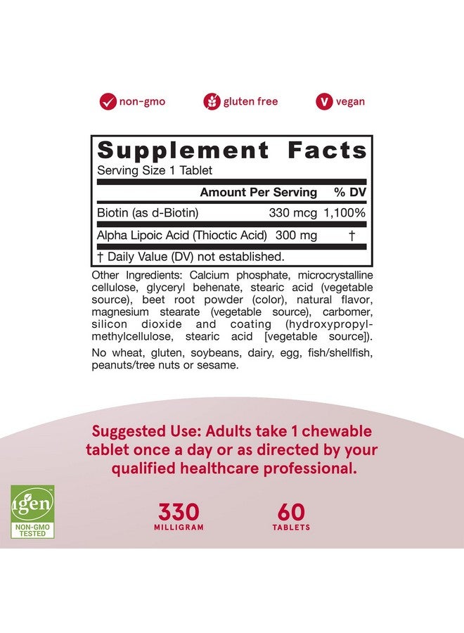 jarrow formulas ألفا ليبويك سستين 300 ملغ مضاد أكسدة + بيوتين دعم عملية التمثيل الغذائي للجلوكوز وإنتاج الطاقة يطلق ALA على مدى فترة أطول تصل إلى 60 حصة - Image 5