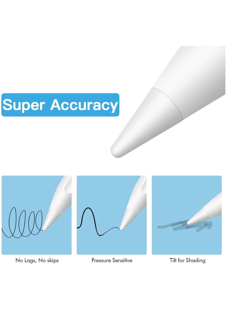 KASTWAVE - Replacement Tips for Apple Pencil, High Sensitivity for Apple Pencil pencil Nibs Compatible for Apple Pencil 1st & 2nd (4 Pack) - Image 1
