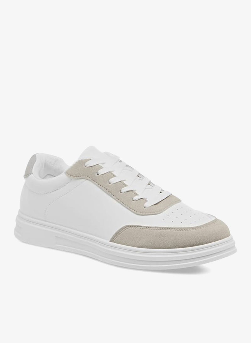 LBL by Shoexpress Men's Panelled Lace-Up Sneakers - Image 2