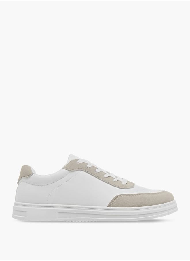 LBL by Shoexpress Men's Panelled Lace-Up Sneakers  - Image 3