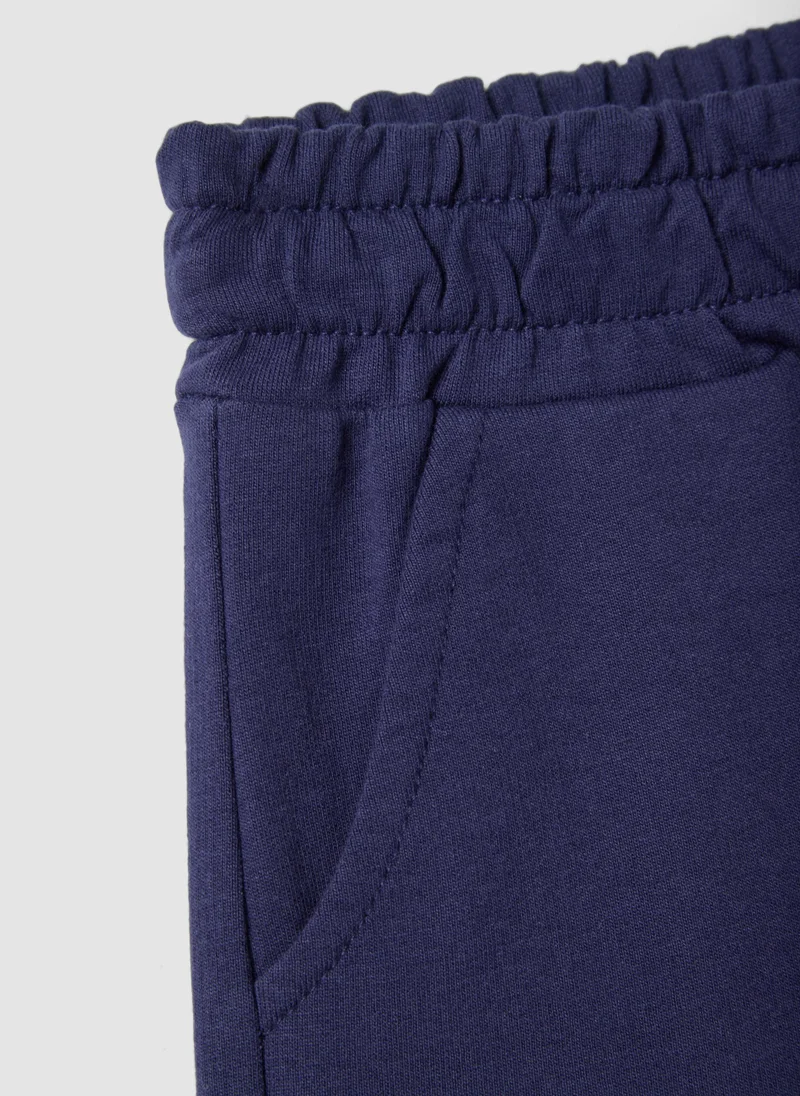 Ovs  OVS Girls' Regular Fit Blue Pure Cotton Shorts for Women | Best Price UAE