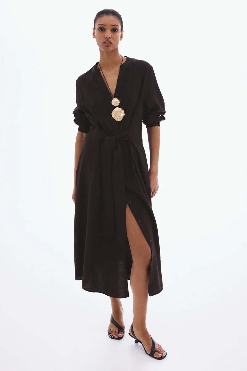 H&M Tie-belt dress
