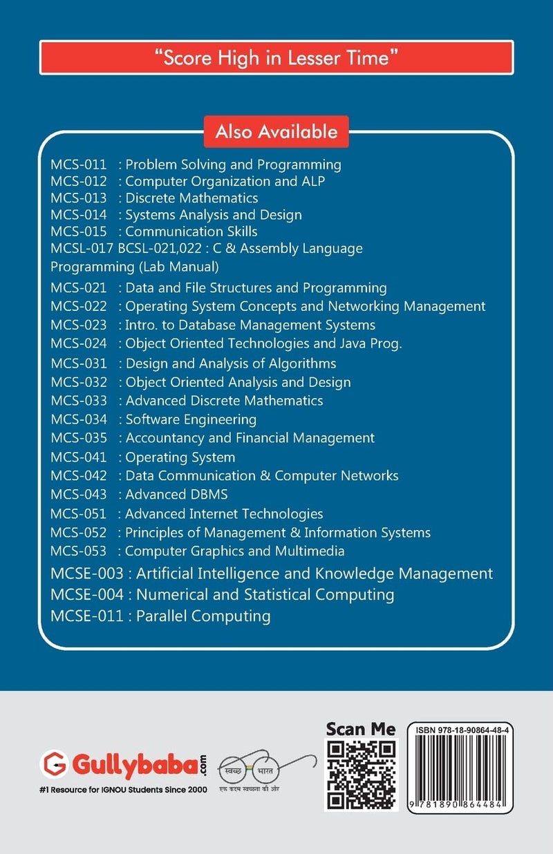 Gullybaba IGNOU BCA 1st, 2nd Sem MCS-13 Discrete Mathematics in English - Latest Edition IGNOU Help Book with Solved Previous Year's Question Papers and Important Exam Notes  - Image 2