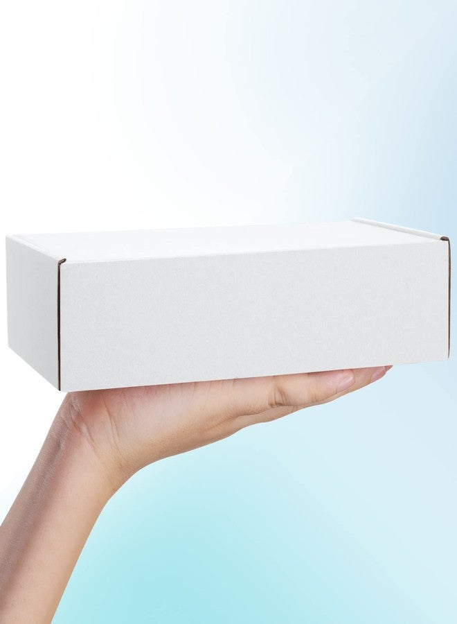 Poever Shipping Boxes 9x6x2 inches White Small Mailing Boxes 25 Pack Cardboard Corrugated Box Mailers - Image 4