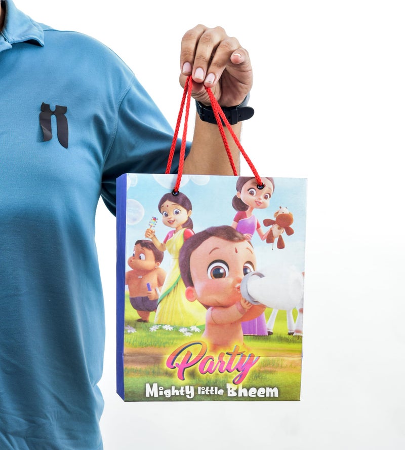 PPJ ® -HAPPY BIRTHDAY (CARTOON MIGHTY THEME) PARTY (10 Pcs.) PAPER CARRY BAG, 10 Inch X 8 Inch X 4 Inch RETURN GIFT/HAPPY BIRTHDAY/RETURN GIFTS/GIFTS/GIFT BAGS/GIFT COVERS (Pack of 10) - Image 5