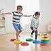 Special Supplies Stepping Stones for Kids 5 Balance Indoor and Outdoor Blocks Promote Coordination Balance Strength Child Safe Rubber NonSlip Edging Stackable Primary - Image 3