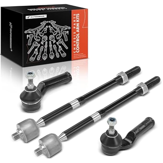 A-Premium 4Pcs Inner Outer Tie Rod End Kit Compatible With Ford Escape 20132019 Focus 20122018 CMax 20132018 - Image 2