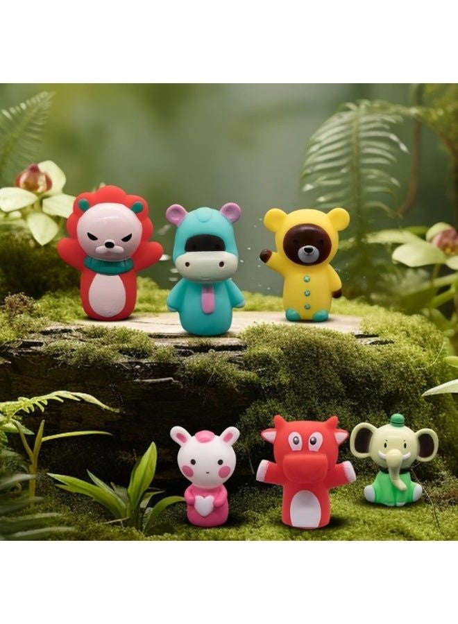 Finger Puppets Set, Mini Figures Toy Assortment, Animals Finger Puppet Toys for Kids, Shows, Playtime, Schools, Goodie Bag Fillers (10 PCS) - Image 4