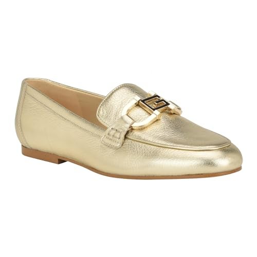 Guess Women's Isaac Loafer, Gold 710, 9.5 - Image 1