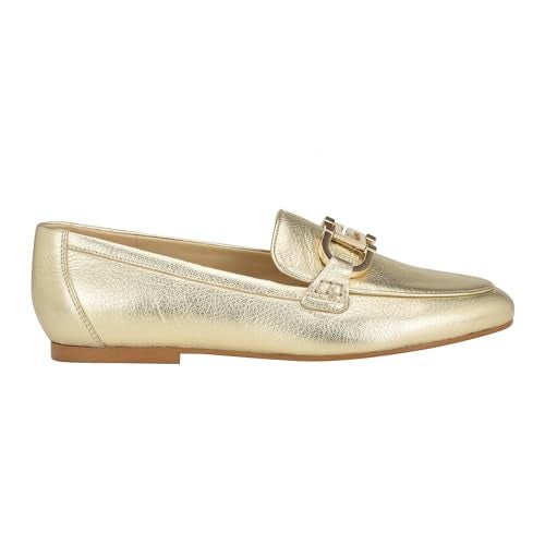 Guess Women's Isaac Loafer, Gold 710, 9.5 - Image 5