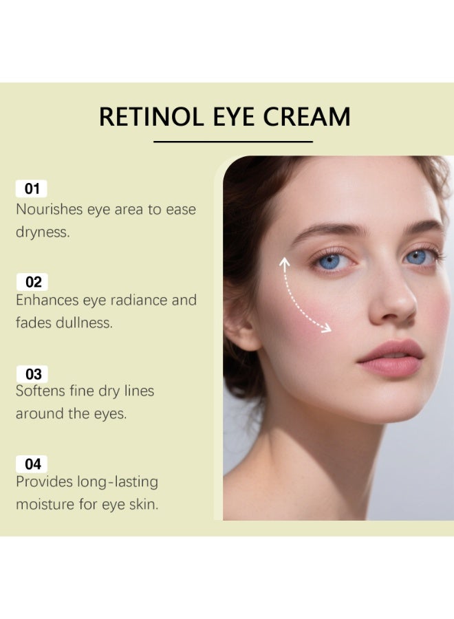Hoygi Retinol Eye Serum Roll-On: Smoothing & Hydrating, Fades Dark Circles & Lines, Daily Morning & Night Care, Anti-Aging Eye Treatment - Image 4
