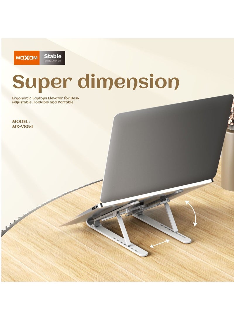 MOXOM MX-VS54 Laptop Stand is stable, non-slip and has a super-dimension. - Image 3