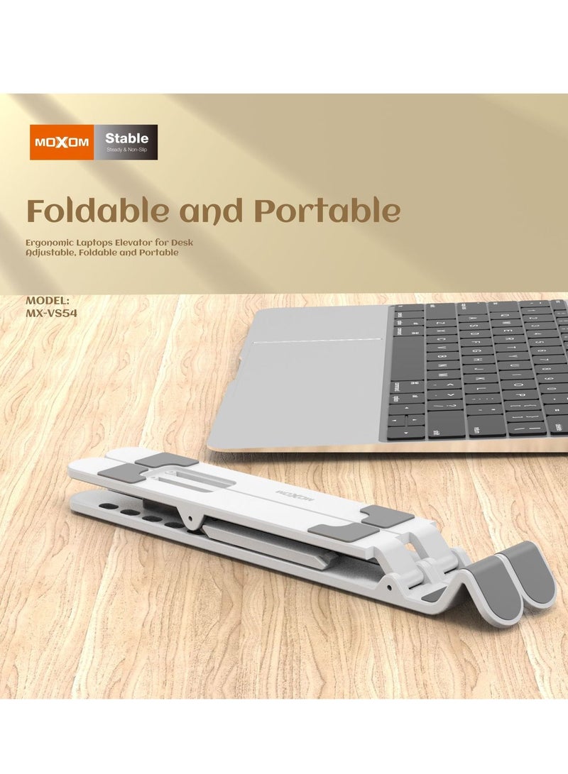 MOXOM MX-VS54 Laptop Stand is stable, non-slip and has a super-dimension. - Image 5