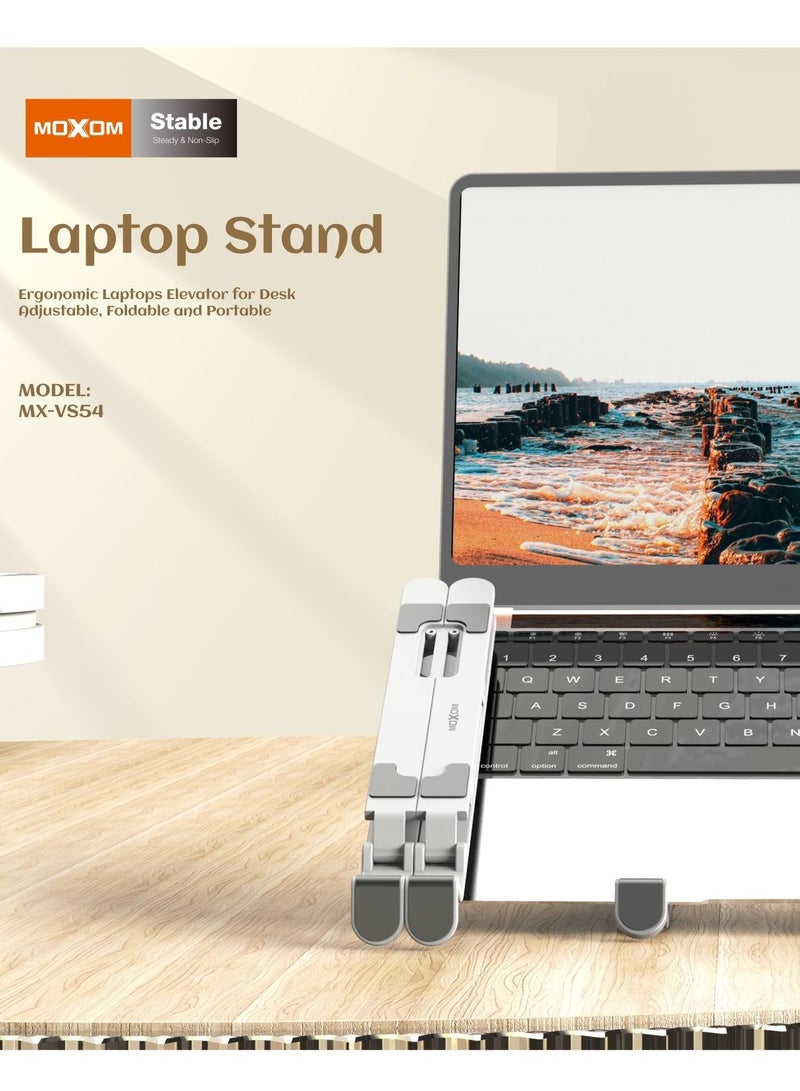 MOXOM MX-VS54 Laptop Stand is stable, non-slip and has a super-dimension. - Image 2